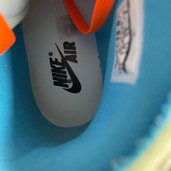 SOLD!!! Nike Shoes | Jordan 1 Retro High Off-White University Blue - Picture 7 of 9